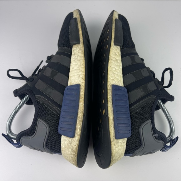 Adidas NMD R1 size 11.5. Core Black JD Sports Navy White. S76841. ultra boost - Picture 7 of 9